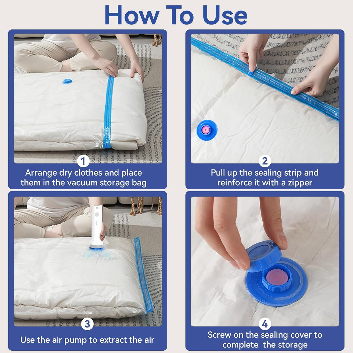 How To Fill Seal And Compress A Bag