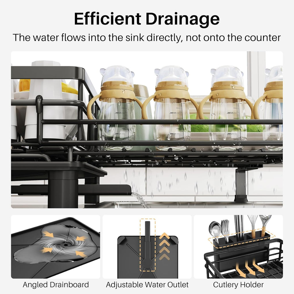 Space Saving Dish Drying Rack