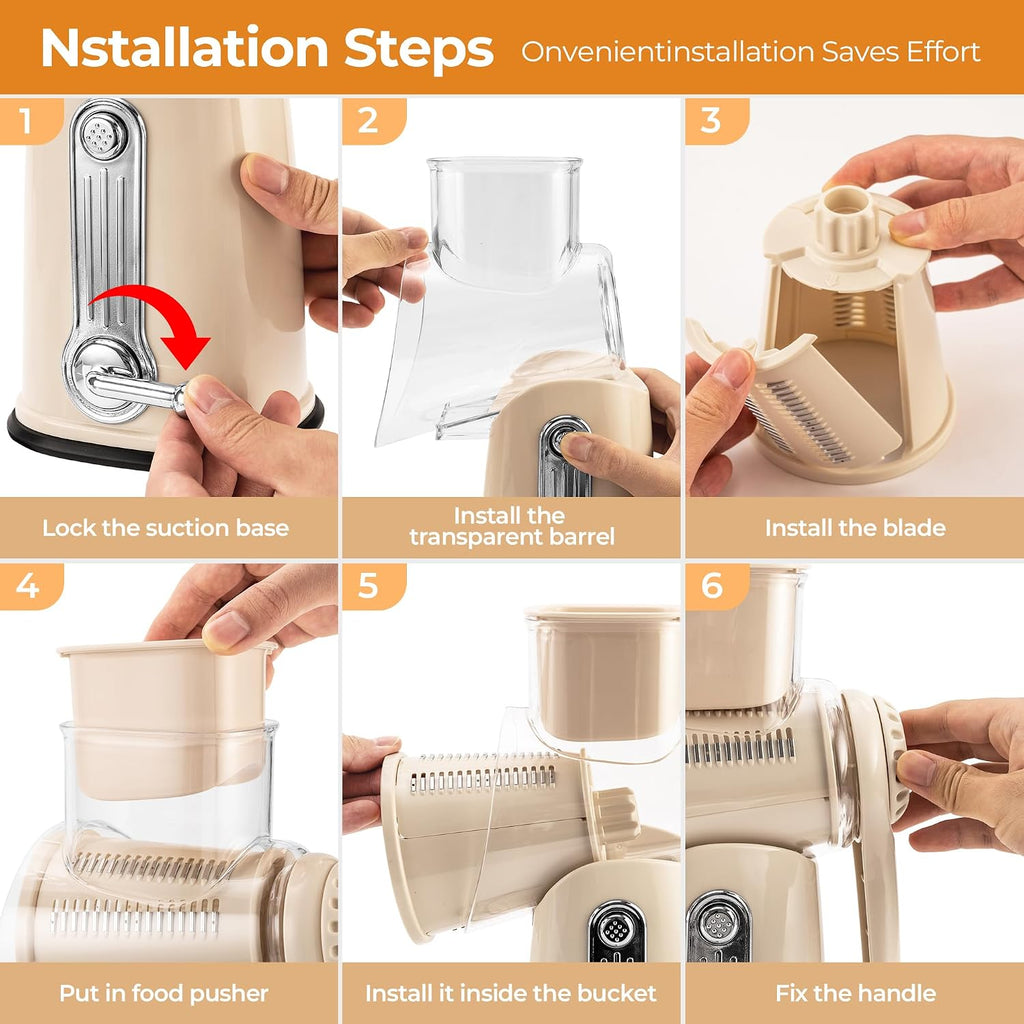 Fast Prep Rotary Grater