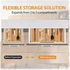 Expandable Bamboo Drawer Organizer