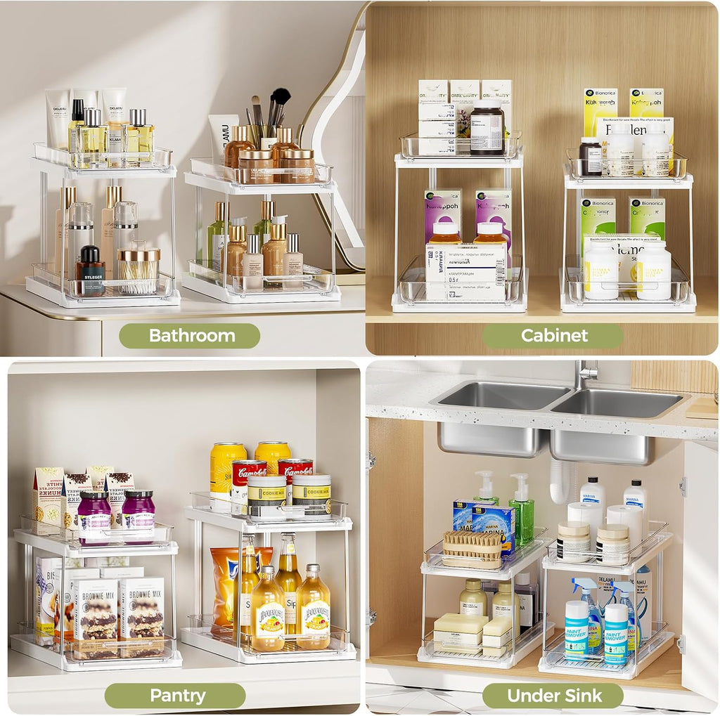 Easy Reach Pull Out Cabinet Organizer