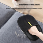 Washable pet hair remover glove