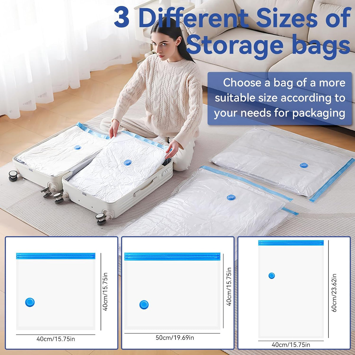Bag Sizes And Suitcase Storage