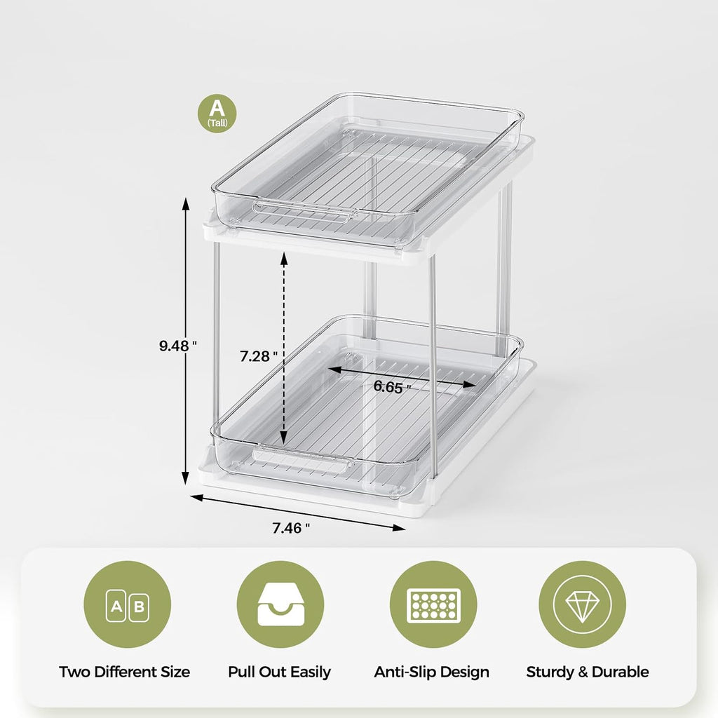 Easy Reach Pull Out Cabinet Organizer